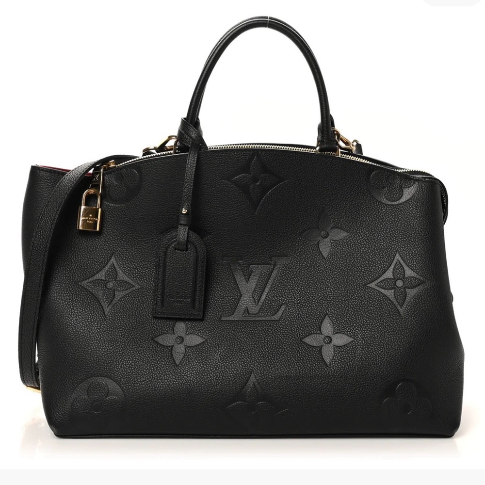 Louis Vuitton Black Empreinte Leather Top-Handle Shoulder Bag
